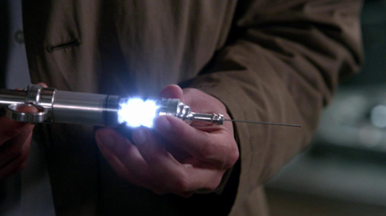 The syringe full of Grace. The syringe full of Grace.